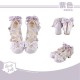 Sheep Puff Little Rose Chunky Heel Shoes(Limited Pre-Order/4 Colours/Full Payment Without Shipping)